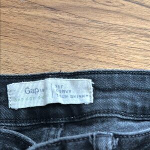 Gap Women's black curvy true  Skinny Jeans